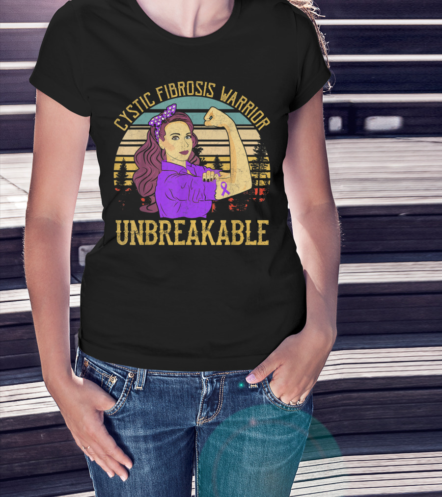 Cystic Fibrosis Warrior Unbreakable T-Shirt
