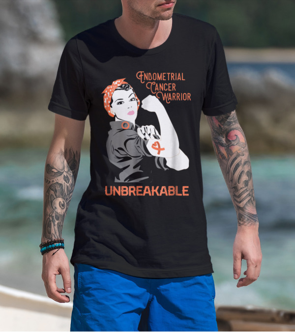 Endometrial Cancer Warrior Unbreakable T-Shirt