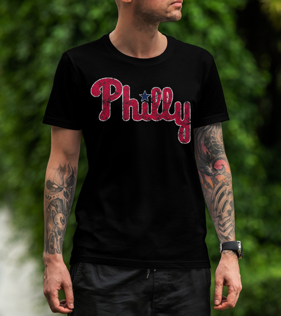 Philadelphia Baseball Vintage Philly Star T-Shirt