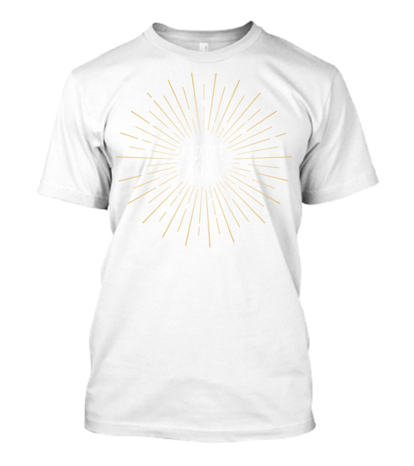 Radiology Tech Radiate Love Xray Tech Burst T-Shirt