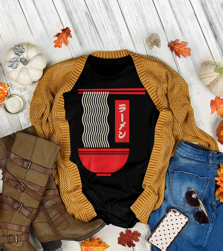 Retro Vintage Japanese Ramen Noodles T-Shirt