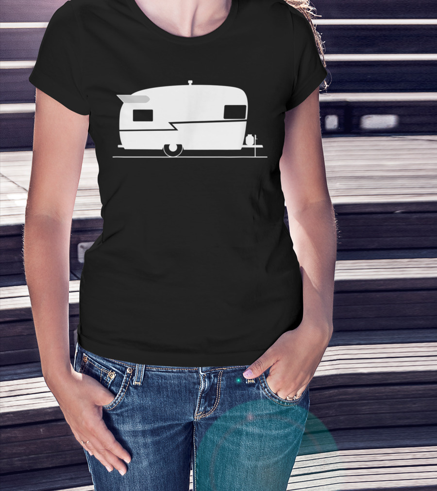 Vintage Shasta Camper Trailer T-Shirt