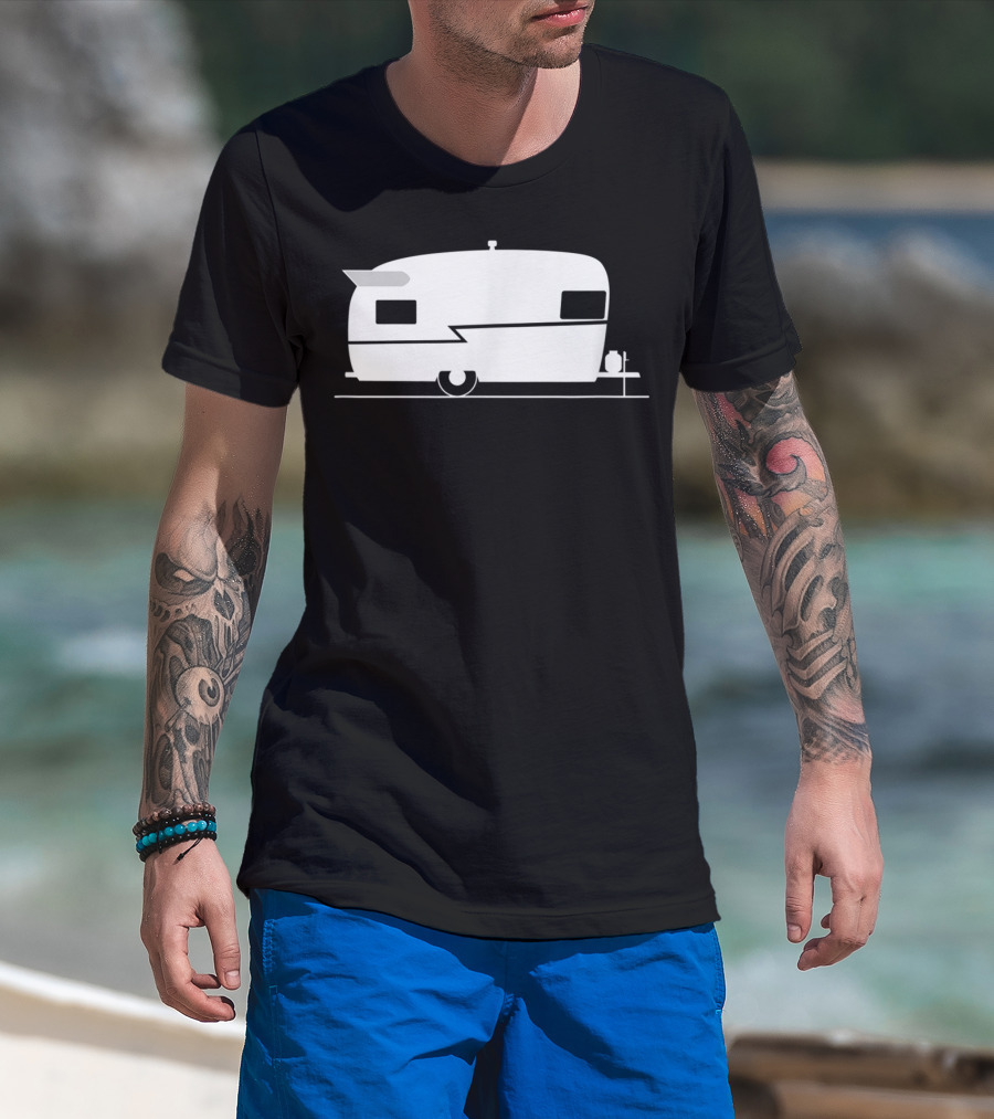 Vintage Shasta Camper Trailer T-Shirt