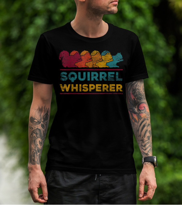 Vintage Squirrel Lover Retro Squirrel Whisperer T-Shirt