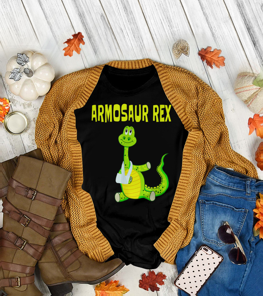Armosaur Rex Funny Broken Arm Dinosaur T-Shirt