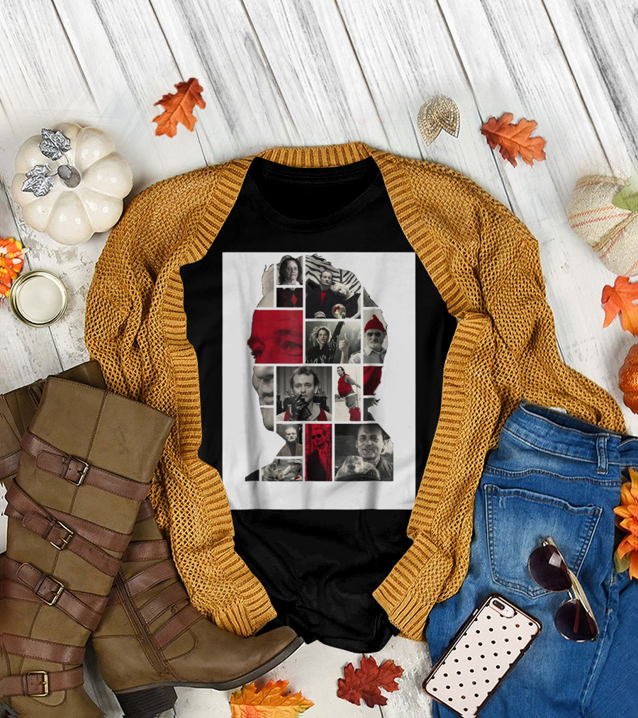 Classic Bill Murray Film Collage T-Shirt