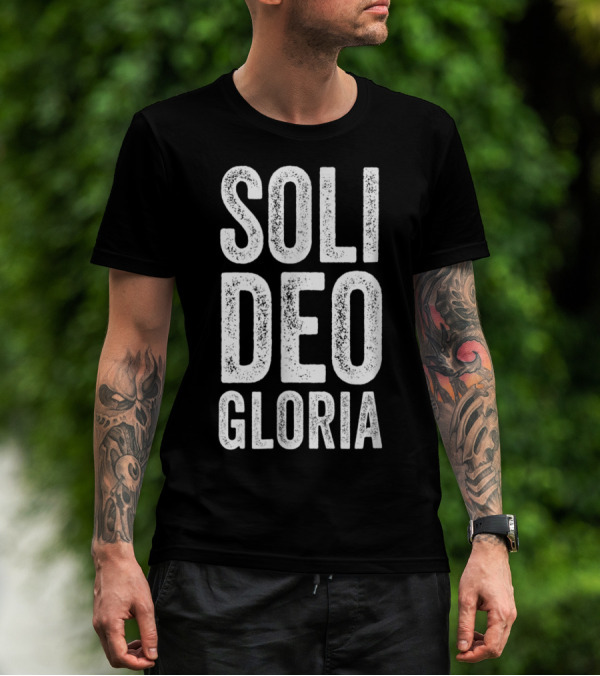 Soli Deo Gloria Christian Reformed Theology Jesus T-Shirt
