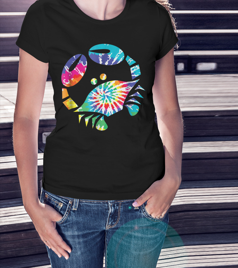 Tie Dye Fun Crab T-Shirt