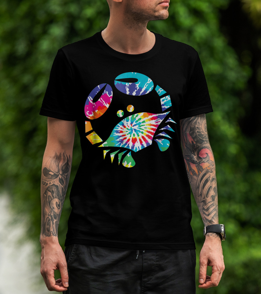 Tie Dye Fun Crab T-Shirt