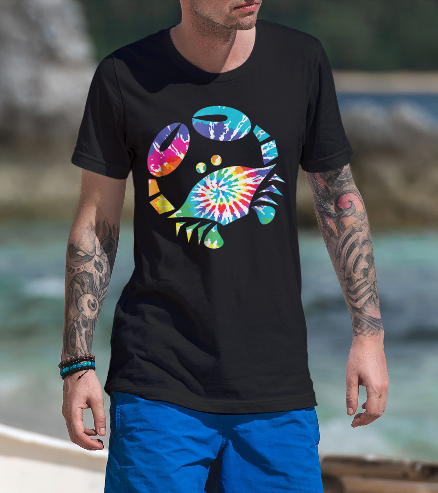 Tie Dye Fun Crab T-Shirt