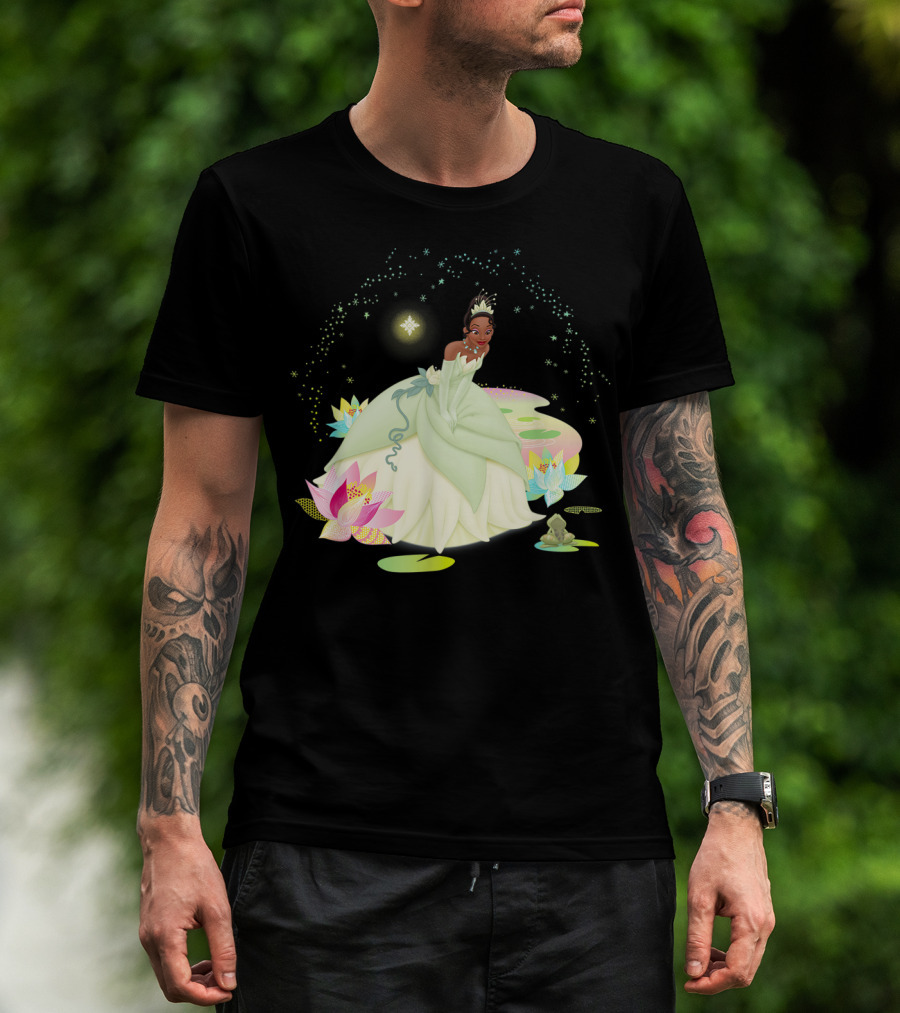 Disney Princess And The Frog Tiana Magical Bayou Scene T-Shirt