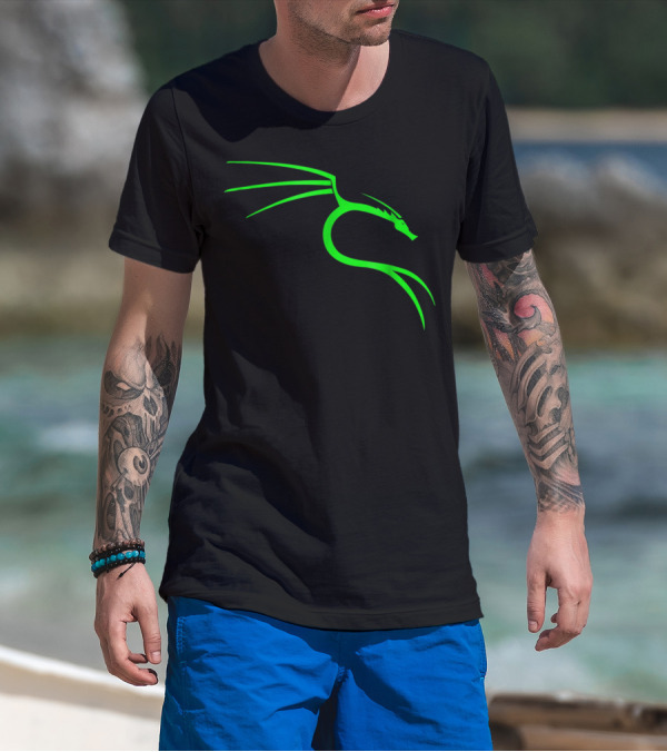 Kali Linux Dragon Cool Hacker Nerd T-Shirt