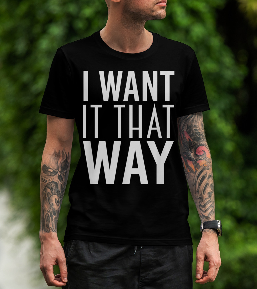 Backstreet Boys I Want It That Way 90s Music Lover Boy Band Classics T-Shirt