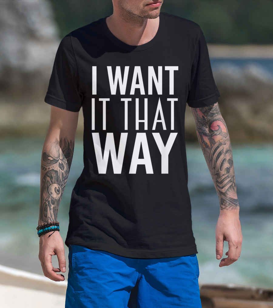 Backstreet Boys I Want It That Way 90s Music Lover Boy Band Classics T-Shirt