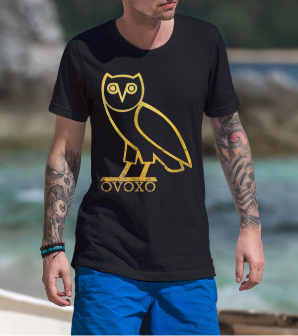 Drake OVOXO Gold Owl T-Shirt