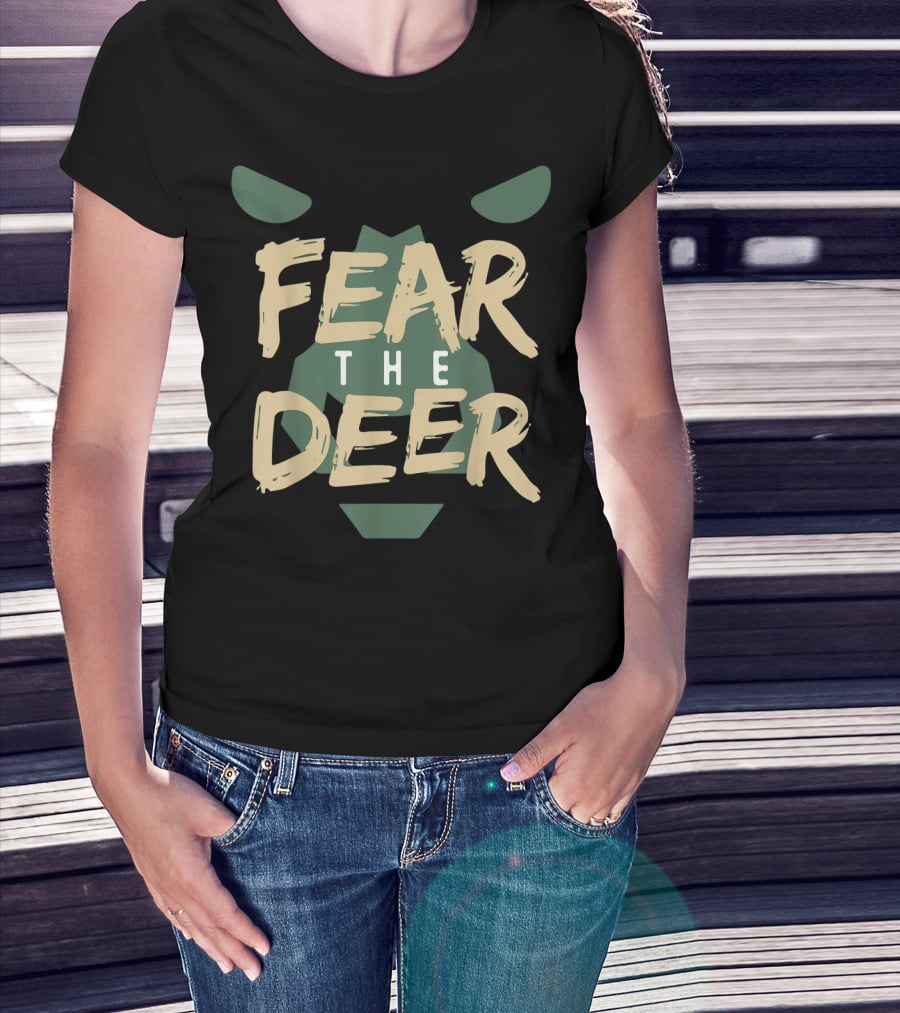 Fear The Deer Milwaukee Basketball Bucks Fans T-Shirt