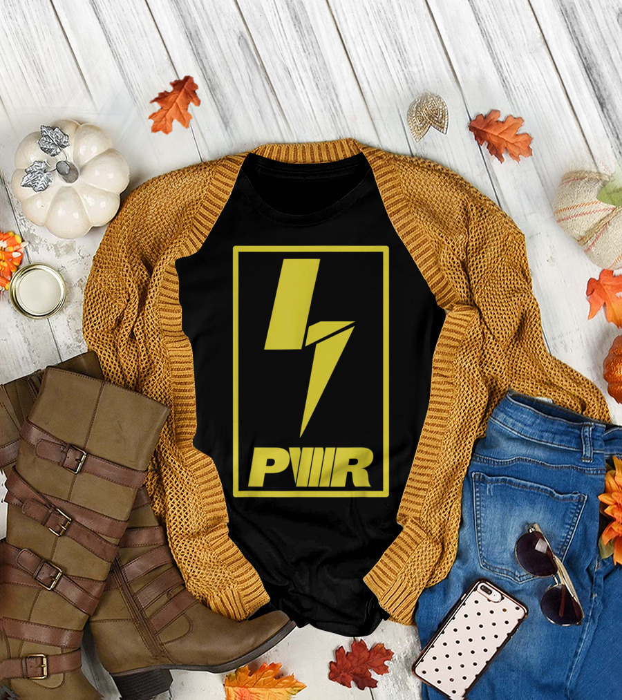 PWR Hazard Bolt Lightning T-Shirt