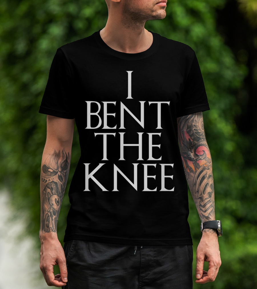 I Bent The Knee Groom Engagement Wedding Proposal Commitment T-Shirt