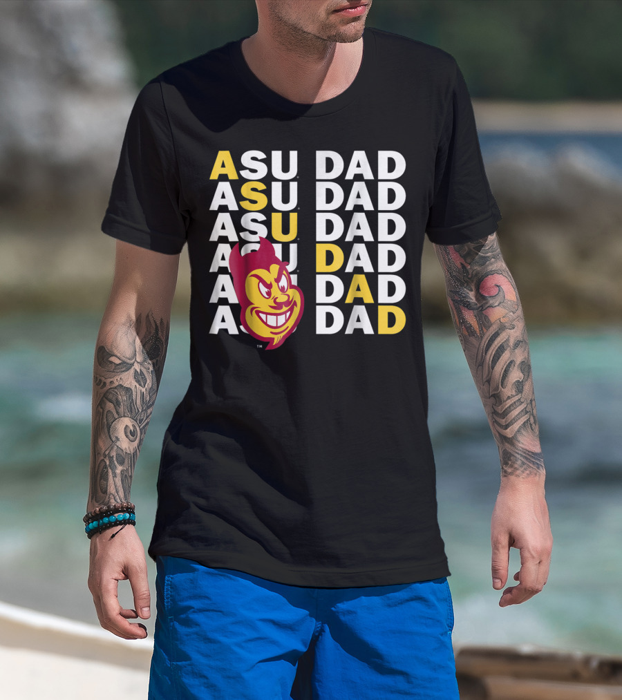 Arizona State Sun Devils ASU Dad T-Shirt