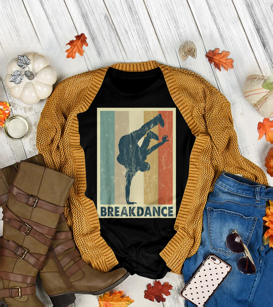 Breakdance Handstand Boys B Boying Vintage T-Shirt