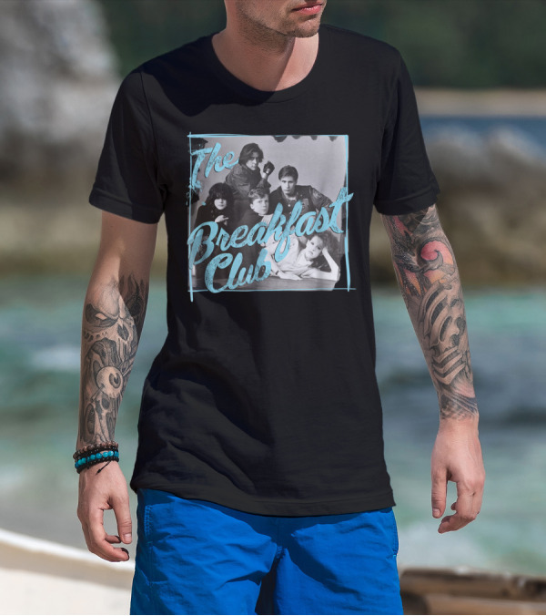 The Breakfast Club Movie Cast Group Photo Album Cover T-Shirt