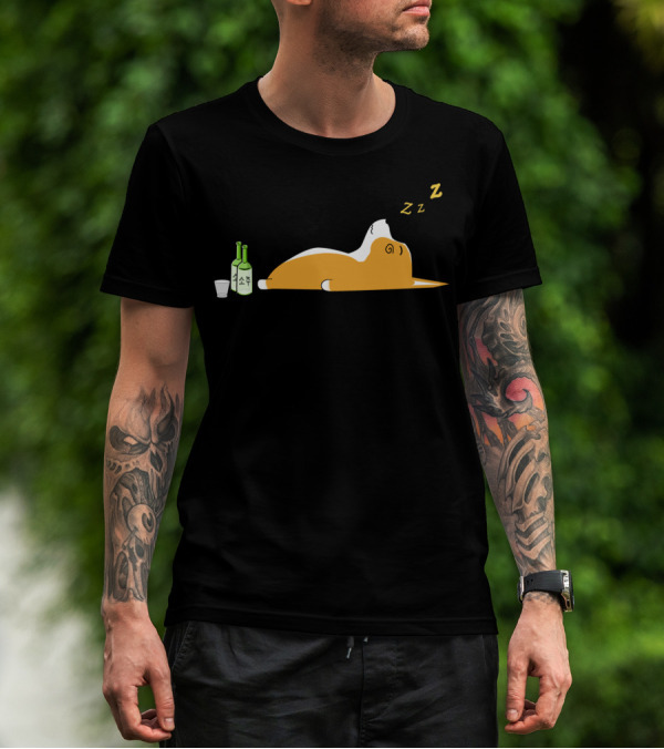 Corgi Nightlife Soju Snooze ZZZ T-Shirt