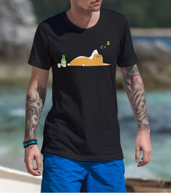 Corgi Nightlife Soju Snooze ZZZ T-Shirt