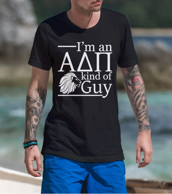 ADPi Alpha Delta Pi I'm An ADPi Kind Of Guy Lion T-Shirt