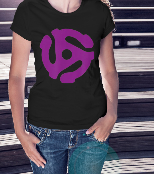 Dj 45 Rpm Adapter Turntable Vinyl Record T-Shirt