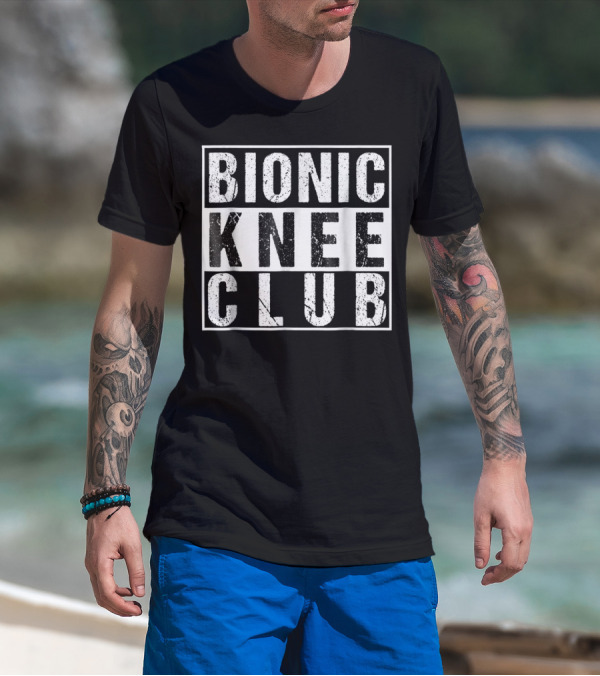 Bionic Knee Club Knee Surgery Survivor T-Shirt