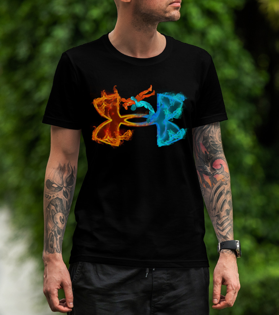 Under Armour Fire And Ice Wrestling Wr151101 T-Shirt