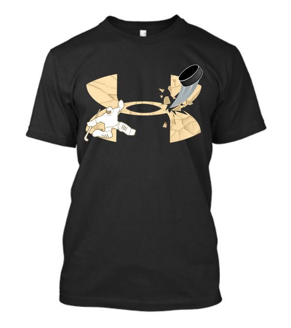 Under Armour HK181102 Hockey Goalie And Puck T-Shirt