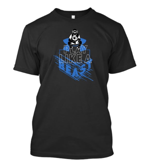 Play Like A Beast Bb181002 Catcher Baseball T-Shirt
