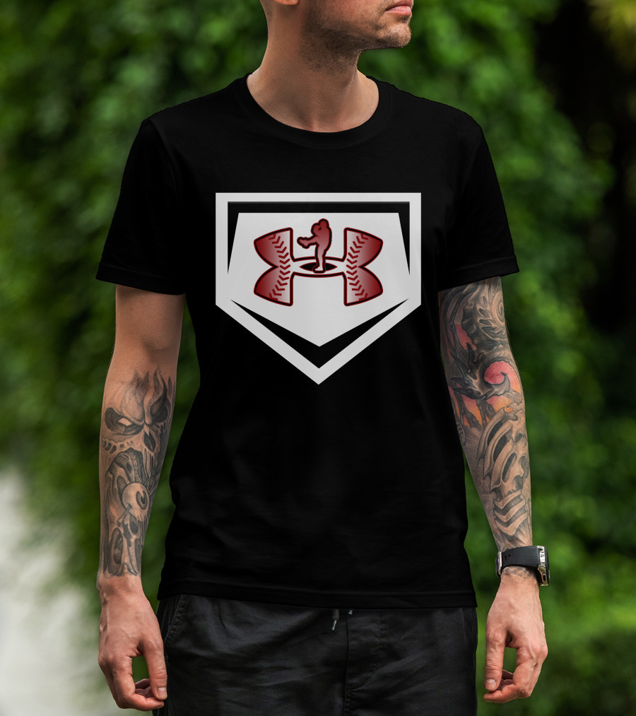 Under Armour Baseball Pitcher Home Plate T-Shirt
