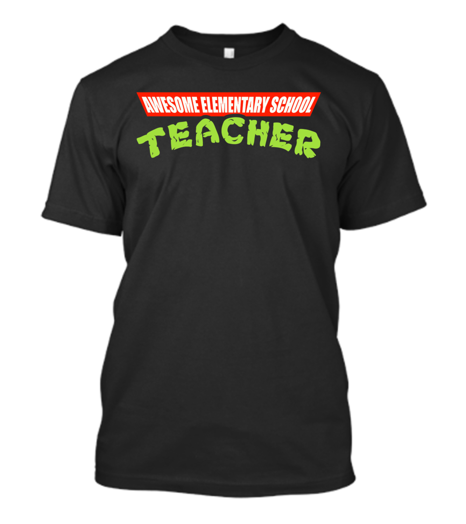 Awesome Elementary School Teacher TMNT T-Shirt