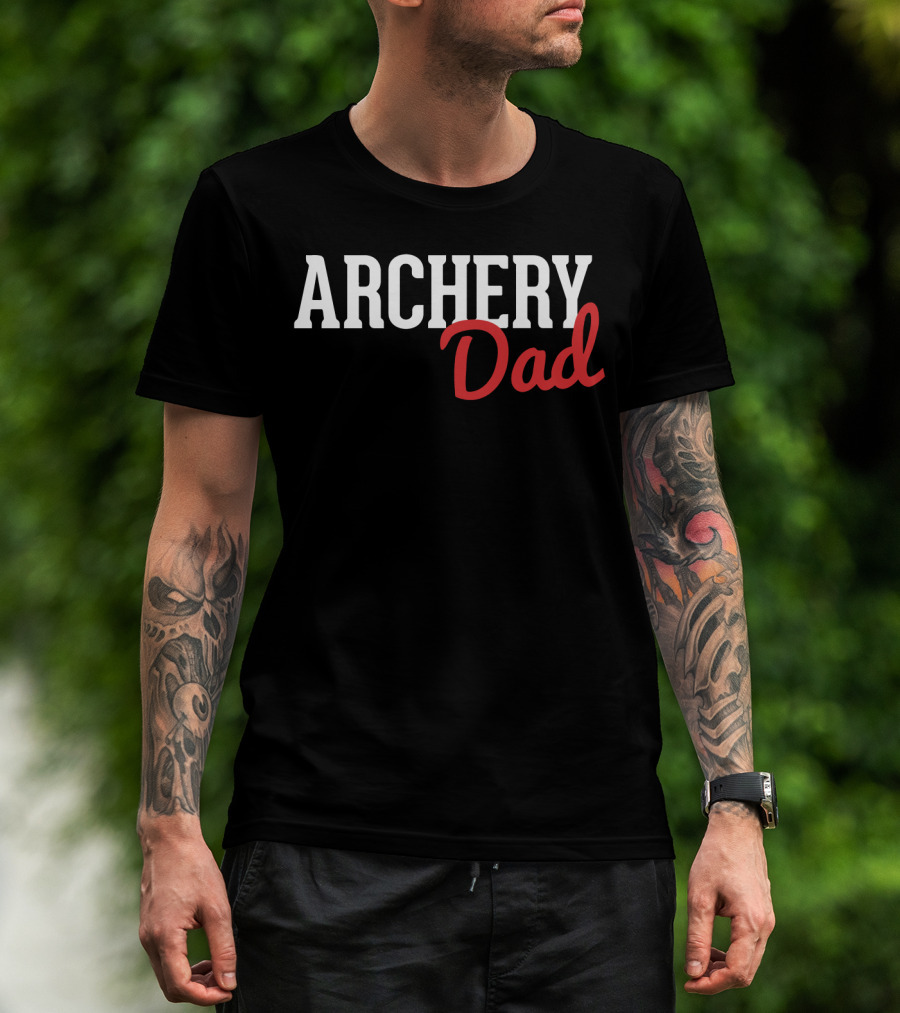 Archery Dad Father's Day Bow Hunting Enthusiast T-Shirt
