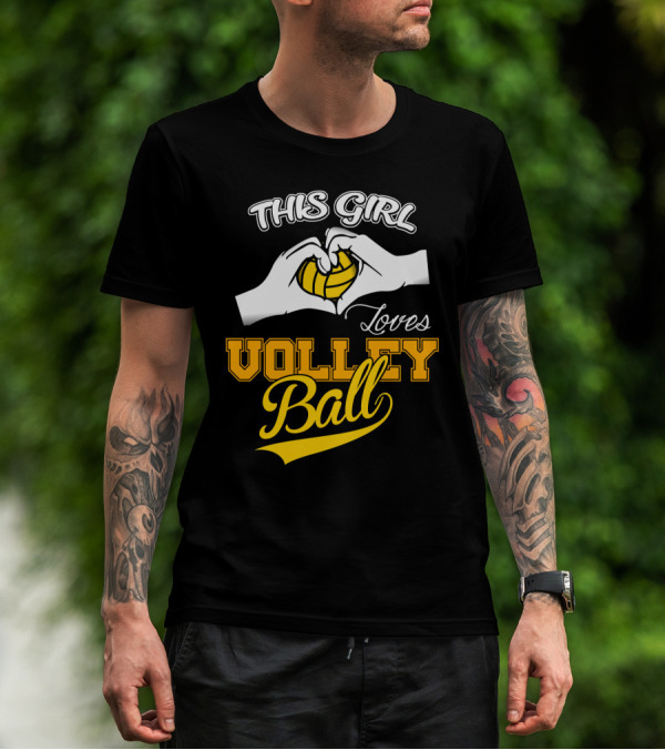 This Girl Loves Volleyball T-Shirt