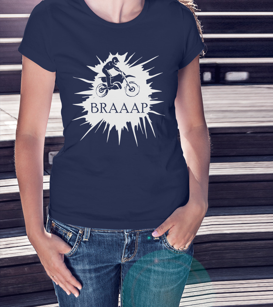 BRAAP Motocross Rider Splash T-Shirt