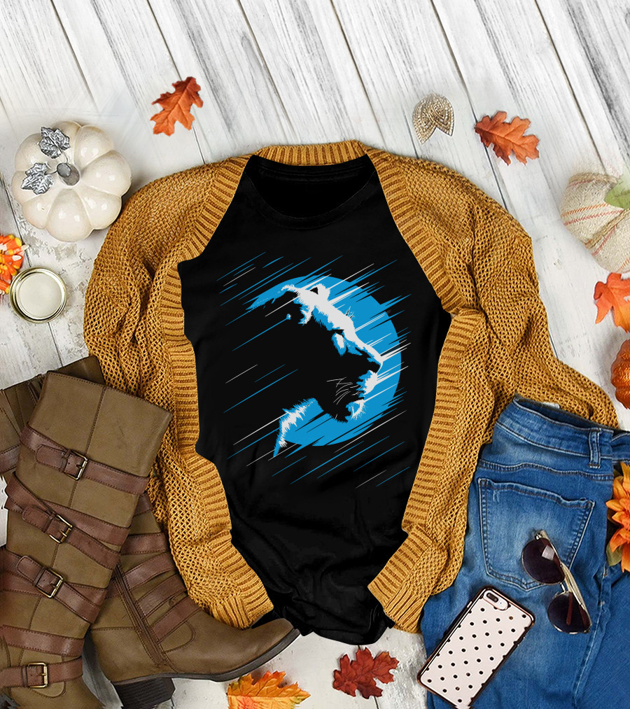 Lioness Blue Predator in Moonlight Stripes T-Shirt