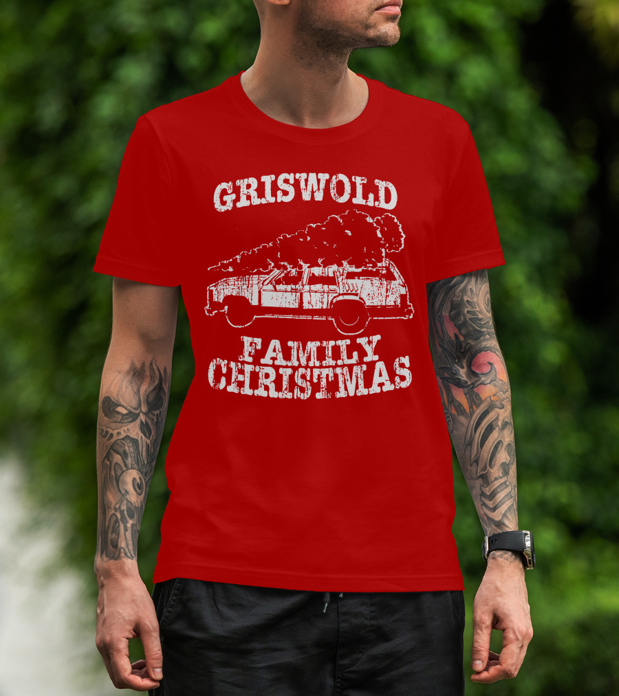 Griswold Family Christmas Tree Car Journey T-Shirt