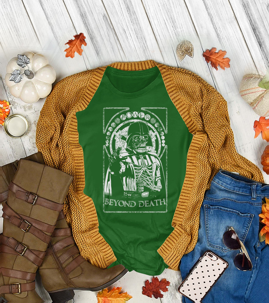 Power Beyond Death Darth Vader Skeleton Vintage T-Shirt