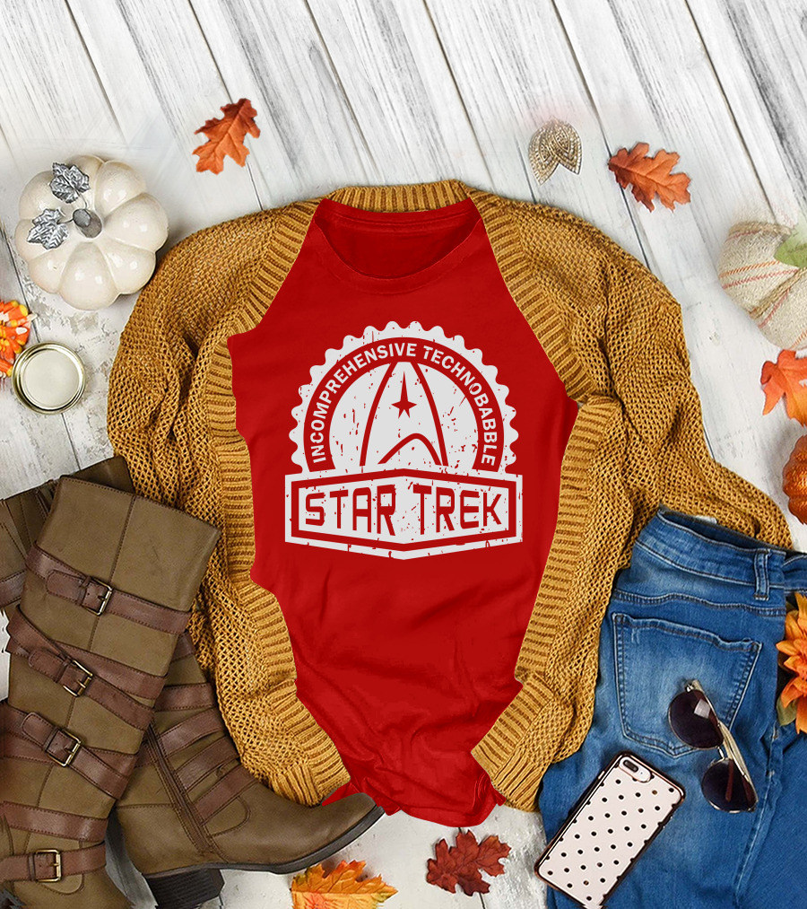 INCOMPREHENSIVE TECHNOBABBLE CREST SERIES STAR TREK T-Shirt