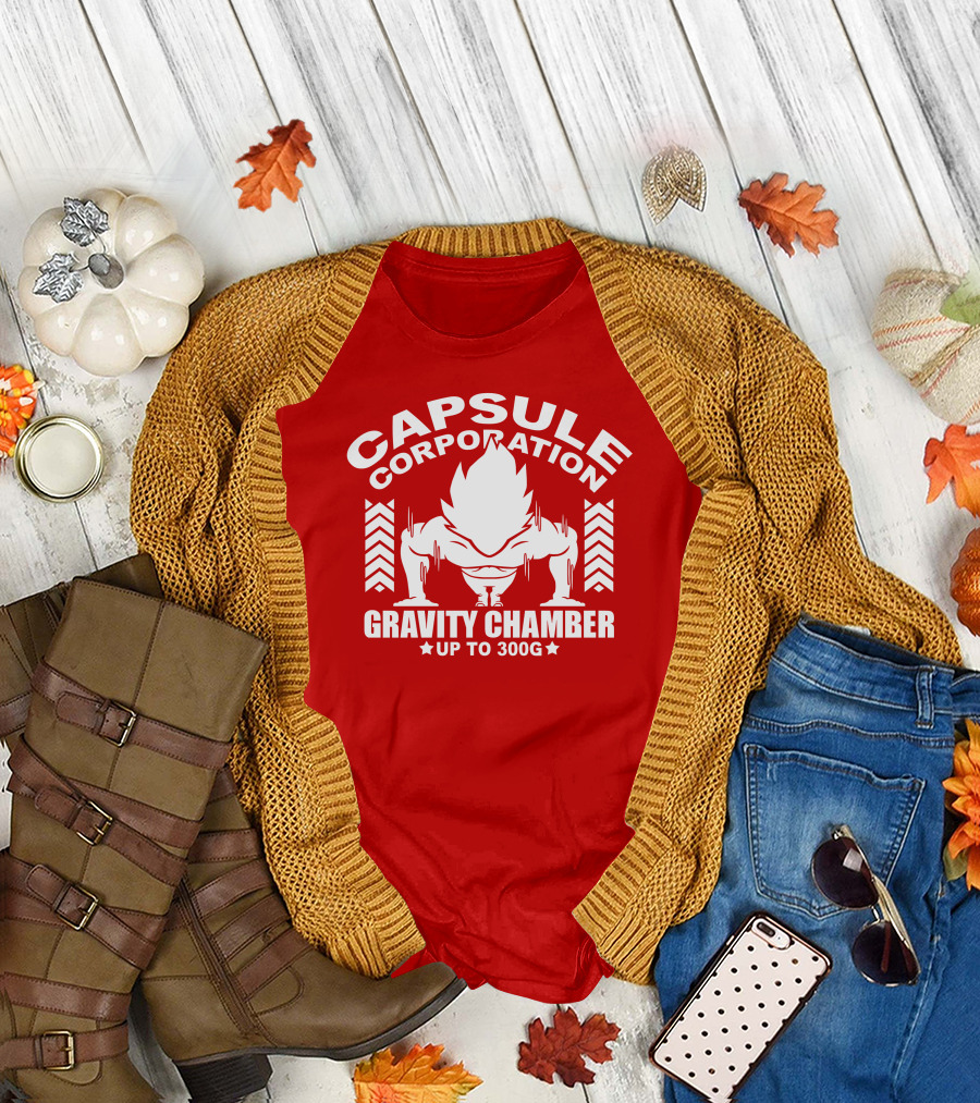 Capsule Corporation Gravity Chamber Up to 300G T-Shirt