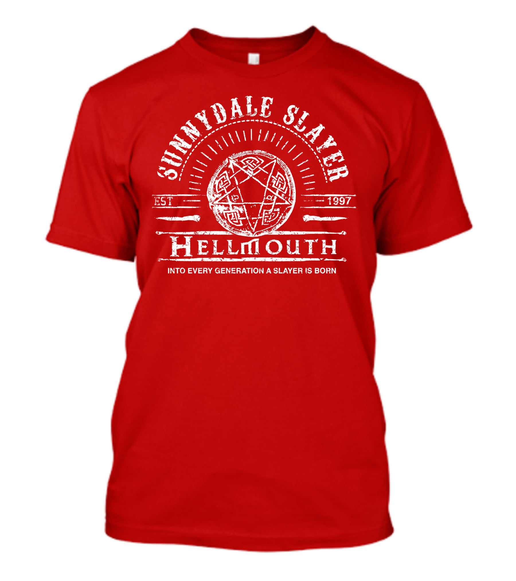 Sunnydale Slayer Hellmouth EST 1997 Into Every Generation A Slayer Is Born T-Shirt