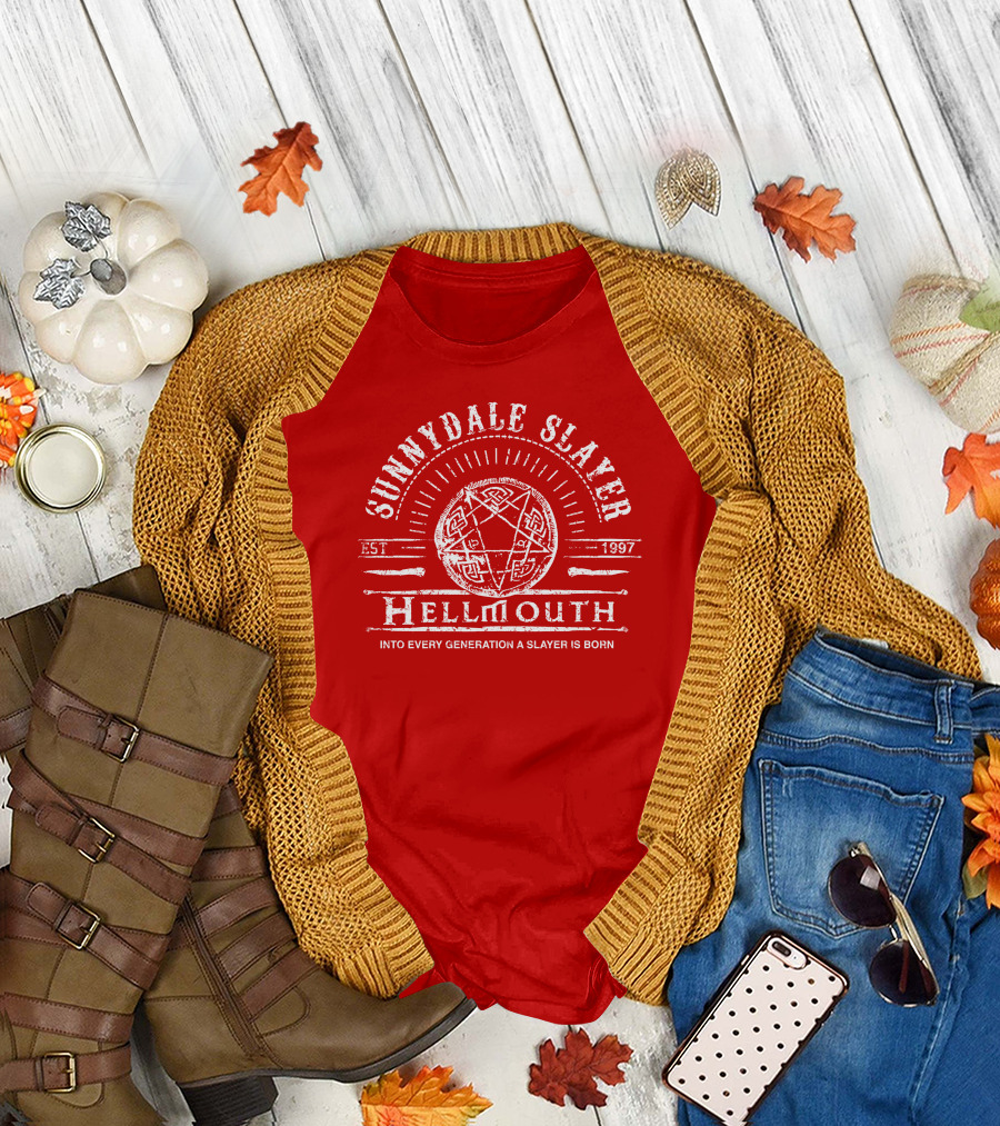 Sunnydale Slayer Hellmouth EST 1997 Into Every Generation a Slayer Is Born T-Shirt
