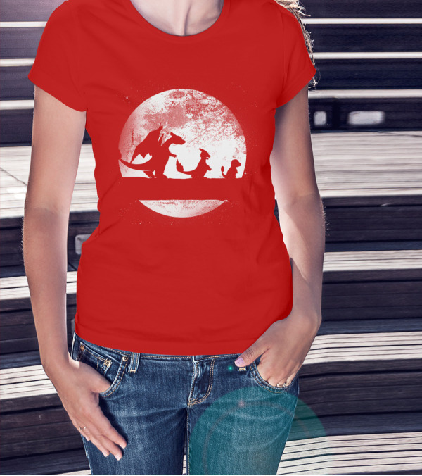 Evolve Pokémon Evolution Moon T-Shirt