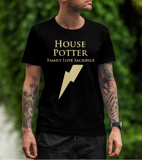 House Potter Family Love Sacrifice Lightning T-Shirt