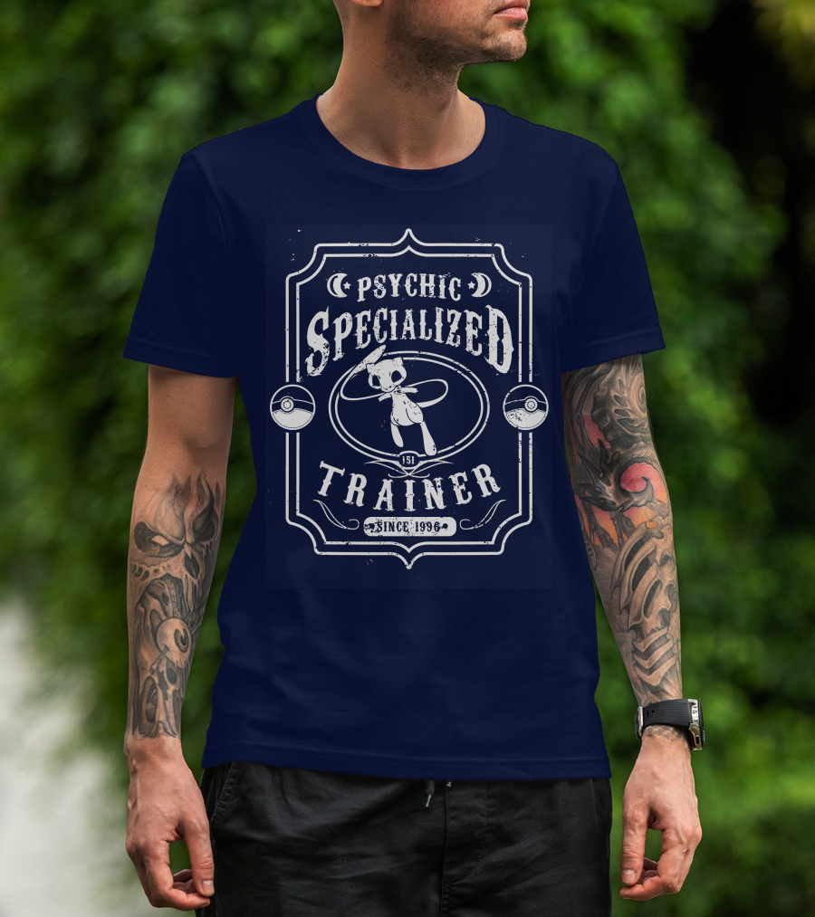 Psychic Specialized Trainer Mew Since 1996 T-Shirt