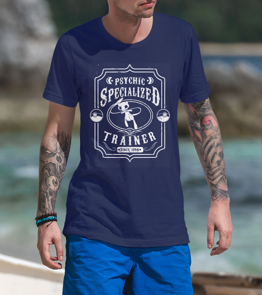 Psychic Specialized Trainer Mew Since 1996 T-Shirt