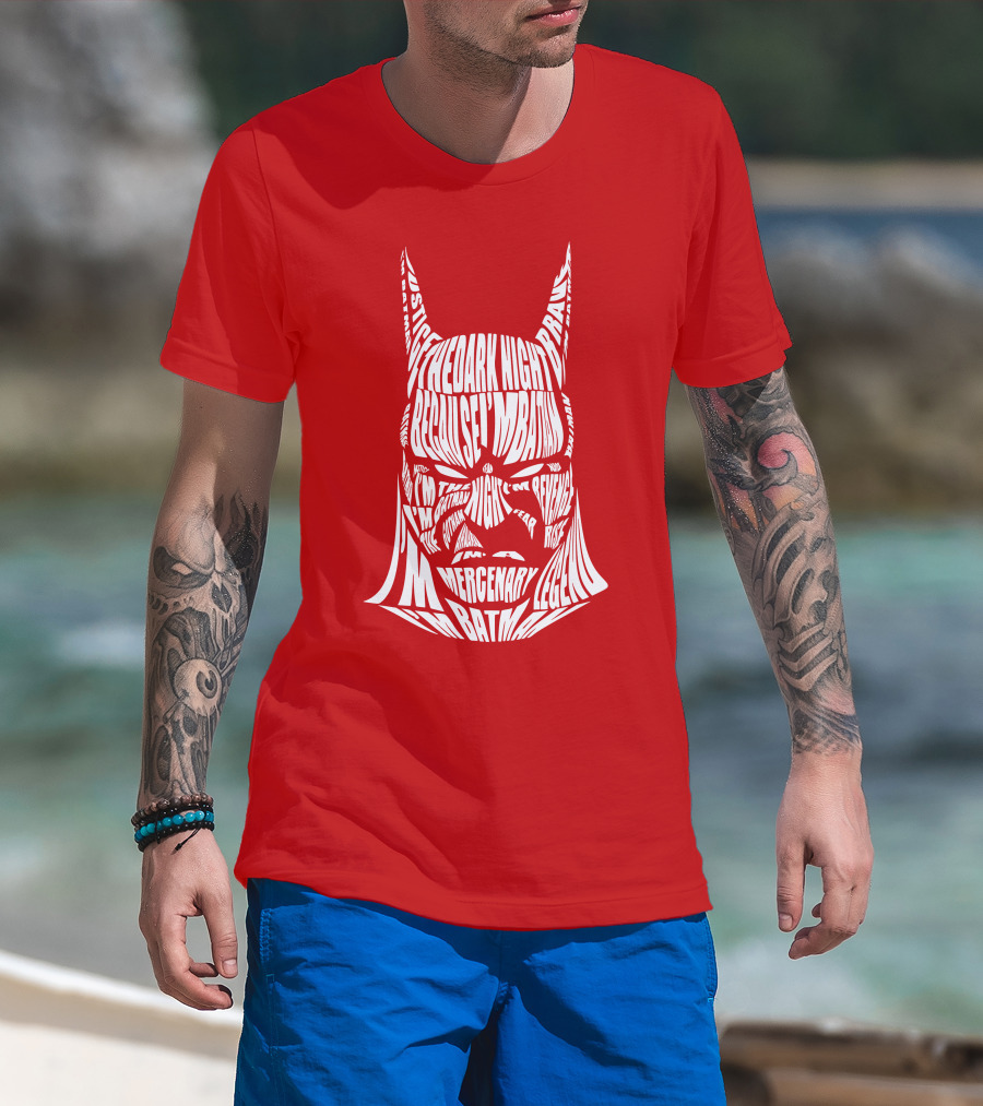 The Dark Knight Rises Batman Legend Mercenary Justice T-Shirt